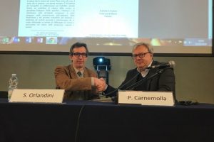 Simone Orlandini dell'Accademia dei Georgofili e Paolo Carnemolla di FederBio