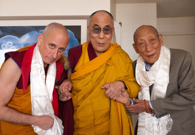 Nick Vreeland con il Dalai Lama