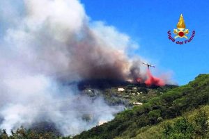 incendio monte Serra