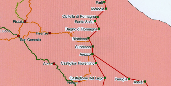 La via Romea Germanica far parte della Rete Escursionistica Toscana