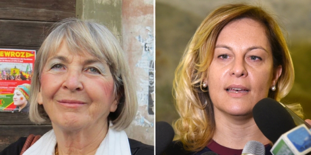 La dottoressa Patrizia Gentilini (ISDE) e l'assessore regionale all'Ambiente Federica Fratoni