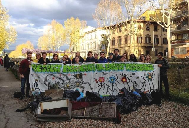 Foto dalla pagina FB di Fridays For Future Firenze