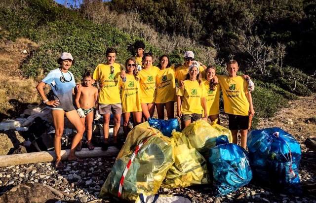 L'edizione 2018 di Spiagge pulite (foto Legambiente)