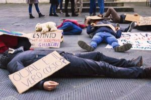 Manifestazione a Pisa (dalla pagina di Fridaysforfuture Pisa)