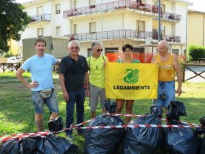 L'intervento di pulizia del 5 agosto