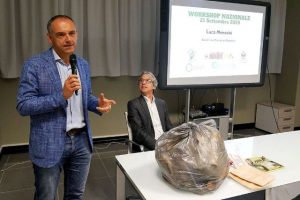 Il sindaco Luca Menesini e Rossano Ercolini durante il wokshop di sabato