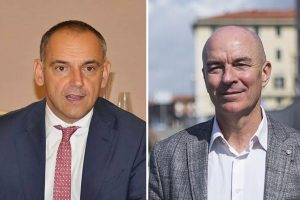 Da sinistra Luca Menesini e Luca Salvetti